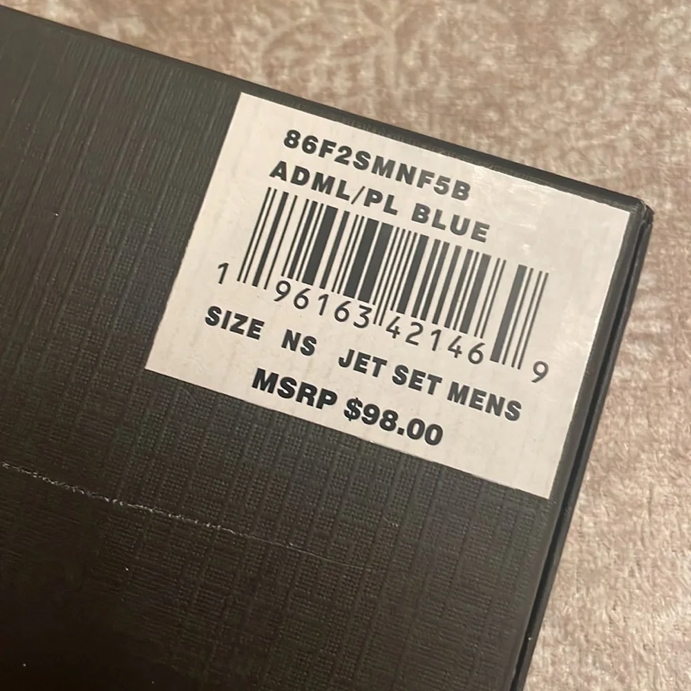 Brand New Michael Kors Admiral Blue Logo Slim Billfold Jet Set Men's Wallet